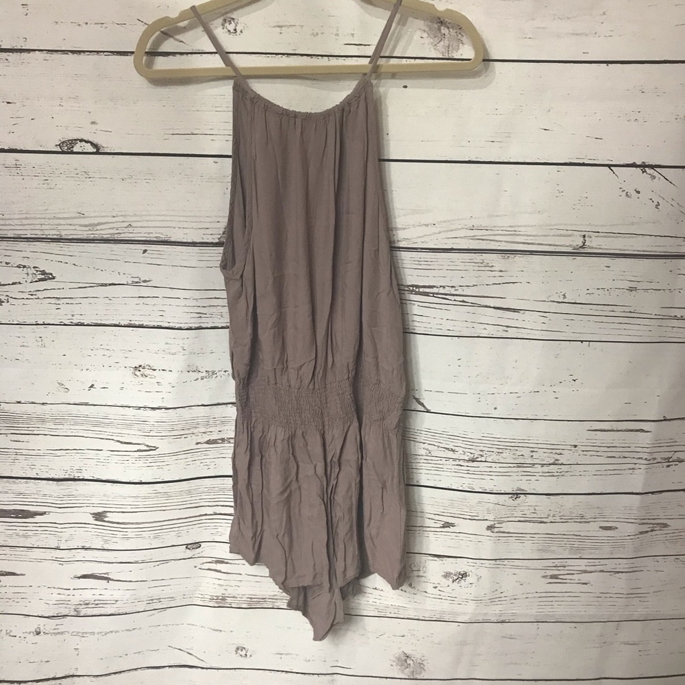 Brandy Melville tan romper one size - Picture 1 of 4